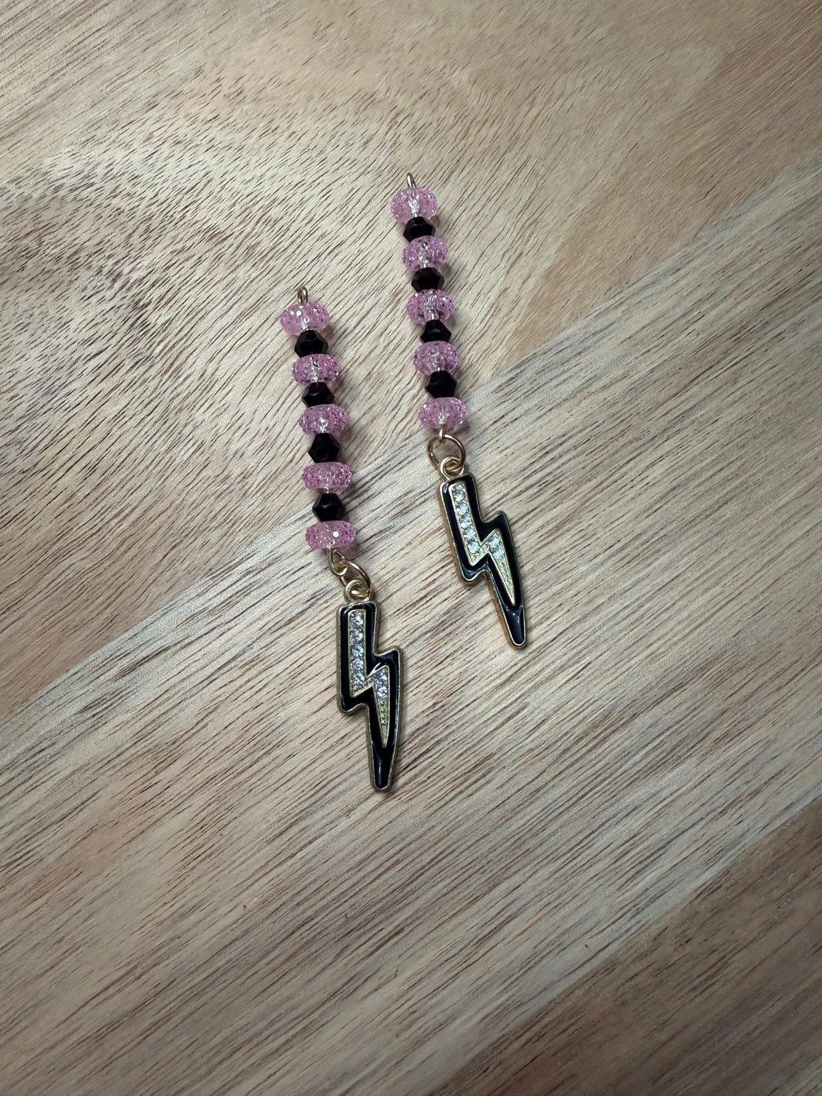 Black Lightning Bolts