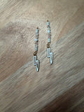 White Lightning Bolts