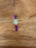 Light Blue Flower Individual Dangle