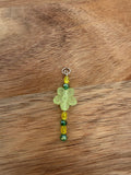 Green Flower Individual Dangle