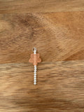 Orange Flower Individual Dangle