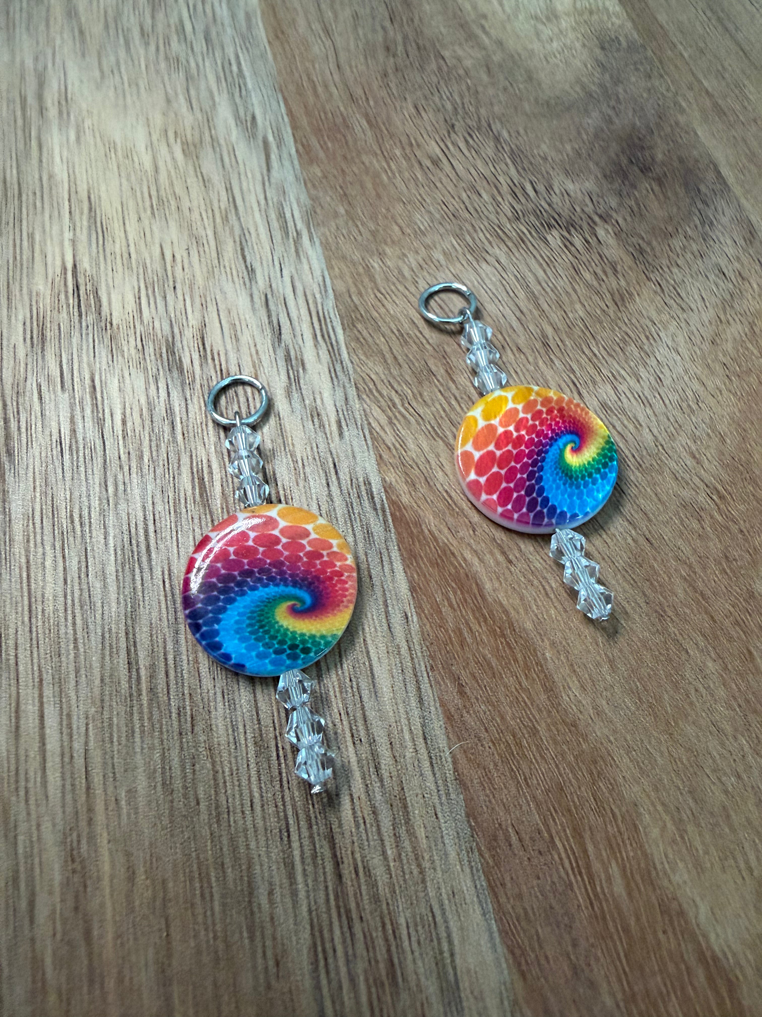 Tie-dye dangles