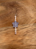 Purple Flower Individual Dangle