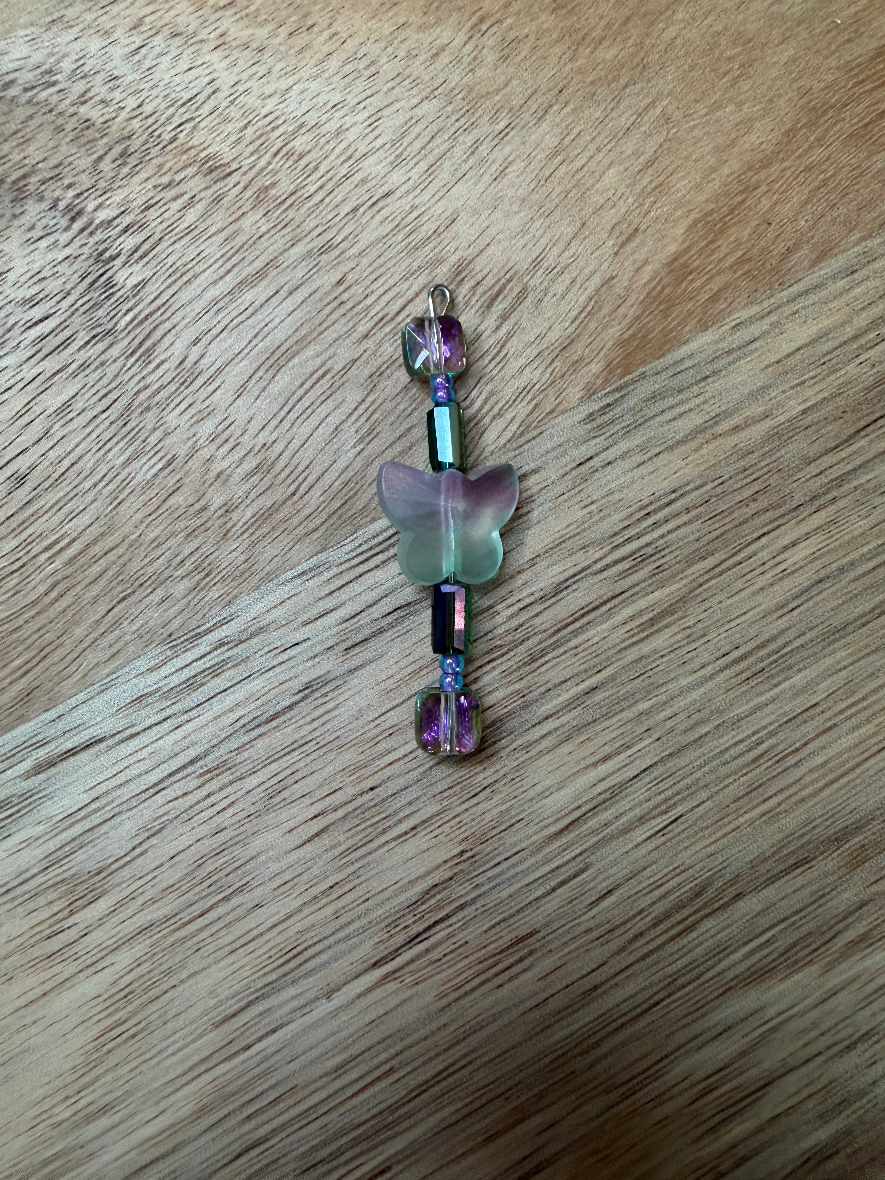 Purple and Green Butterfly