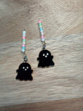 Black Ghost with Glow in the Dark Beads