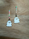 White Ghost with Glow in the Dark Beads